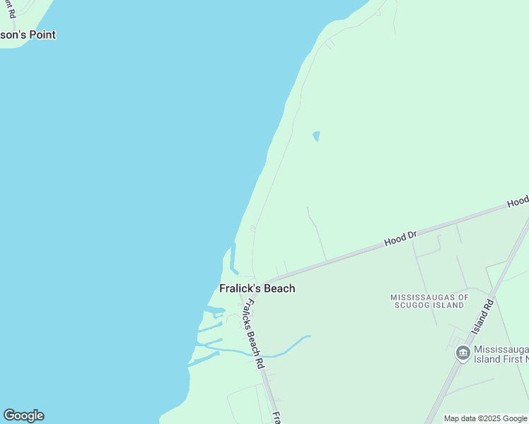 map of restaurants, bars, coffee shops, grocery stores, and more near 369 Fralicks Beach Road in Port Perry