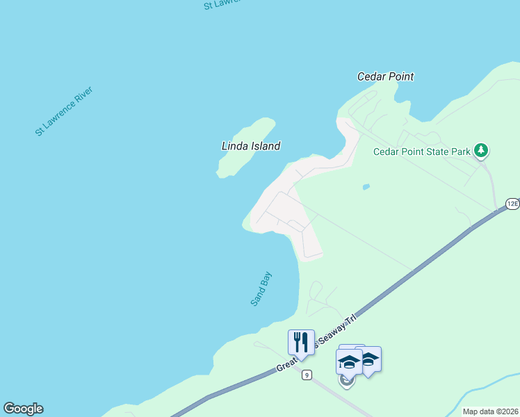 map of restaurants, bars, coffee shops, grocery stores, and more near 36749 Maloney Road in Clayton