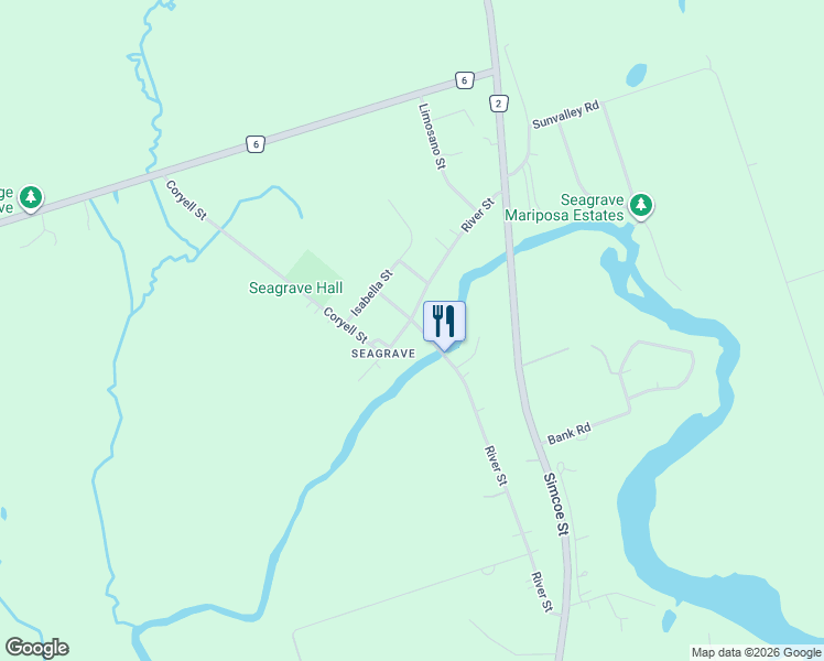 map of restaurants, bars, coffee shops, grocery stores, and more near in Seagrave