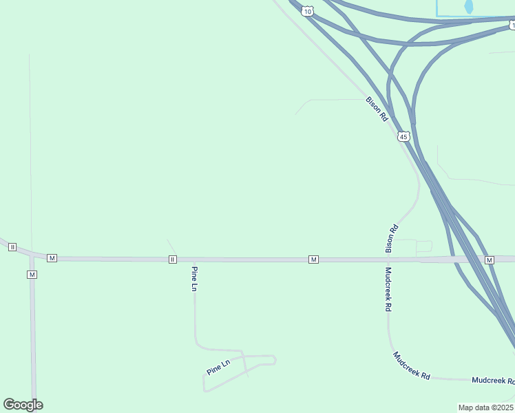 map of restaurants, bars, coffee shops, grocery stores, and more near 5758 County Road II in Larsen