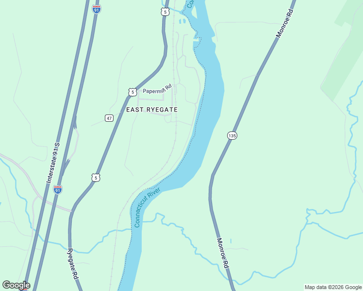 map of restaurants, bars, coffee shops, grocery stores, and more near 212 River Road in Ryegate