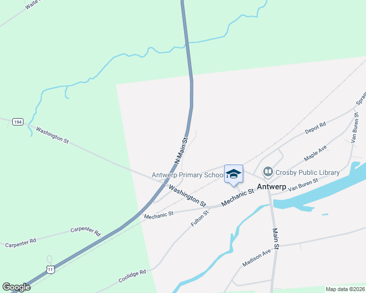 map of restaurants, bars, coffee shops, grocery stores, and more near 37118-37260 U.S. 11 in Antwerp