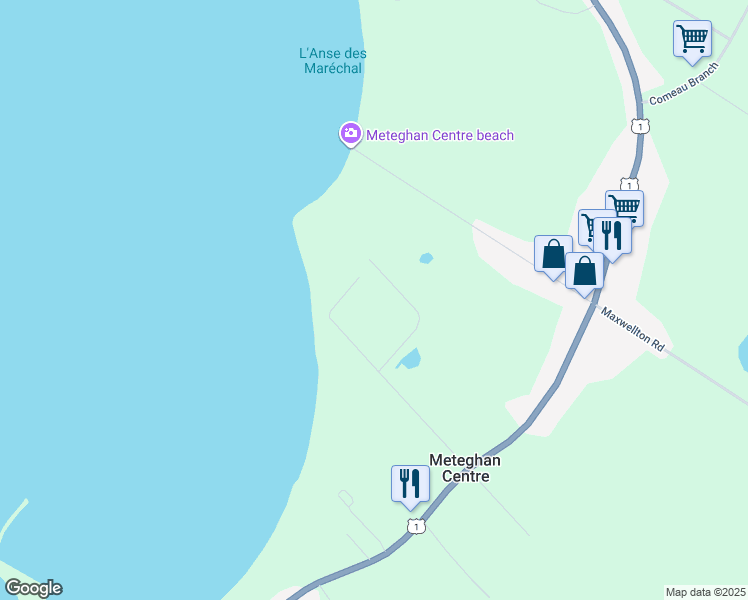 map of restaurants, bars, coffee shops, grocery stores, and more near 41 John Thibodeau Road in Clare