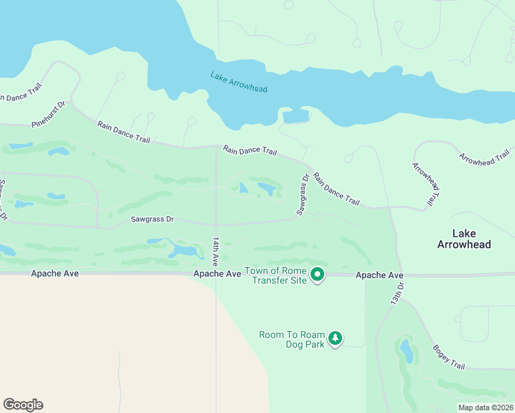 map of restaurants, bars, coffee shops, grocery stores, and more near 1386 Sawgrass Drive in Nekoosa