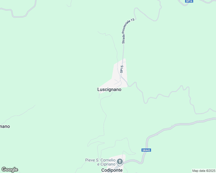 map of restaurants, bars, coffee shops, grocery stores, and more near 15 Località Luscignano in Luscignano