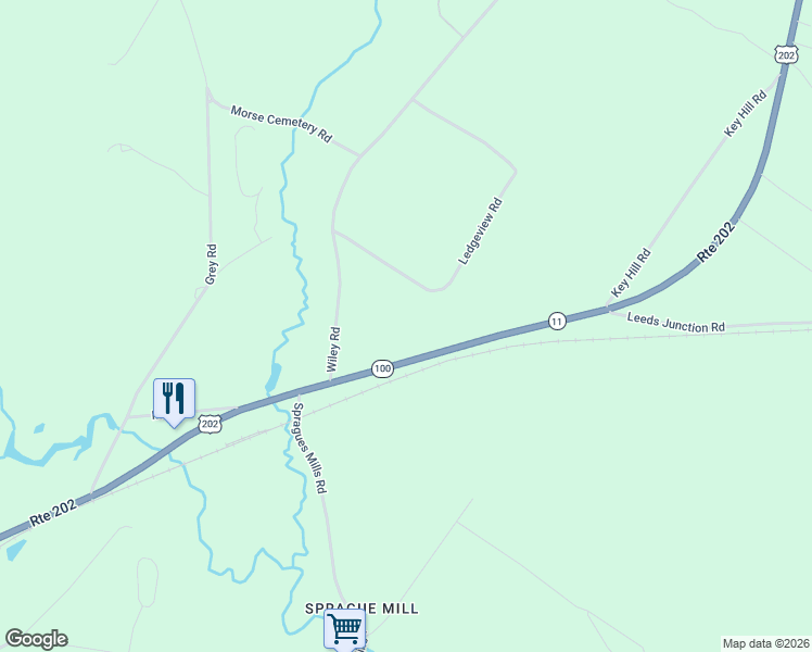 map of restaurants, bars, coffee shops, grocery stores, and more near 1014 U.S. 202 in Greene