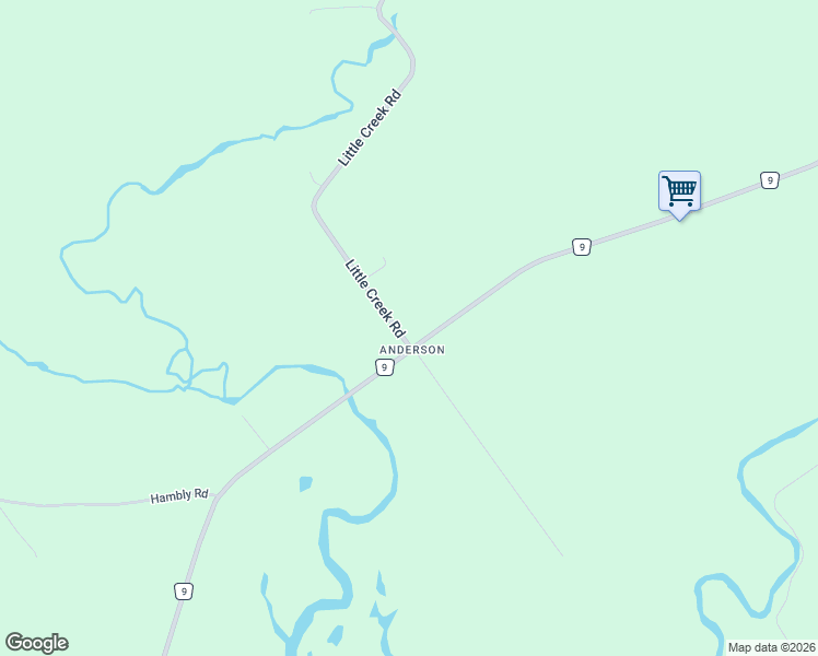 map of restaurants, bars, coffee shops, grocery stores, and more near 14 Little Creek Road in Greater Napanee
