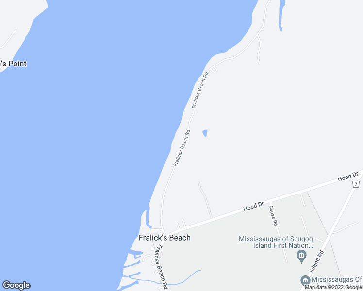 map of restaurants, bars, coffee shops, grocery stores, and more near 416 Fralicks Beach Road in Port Perry