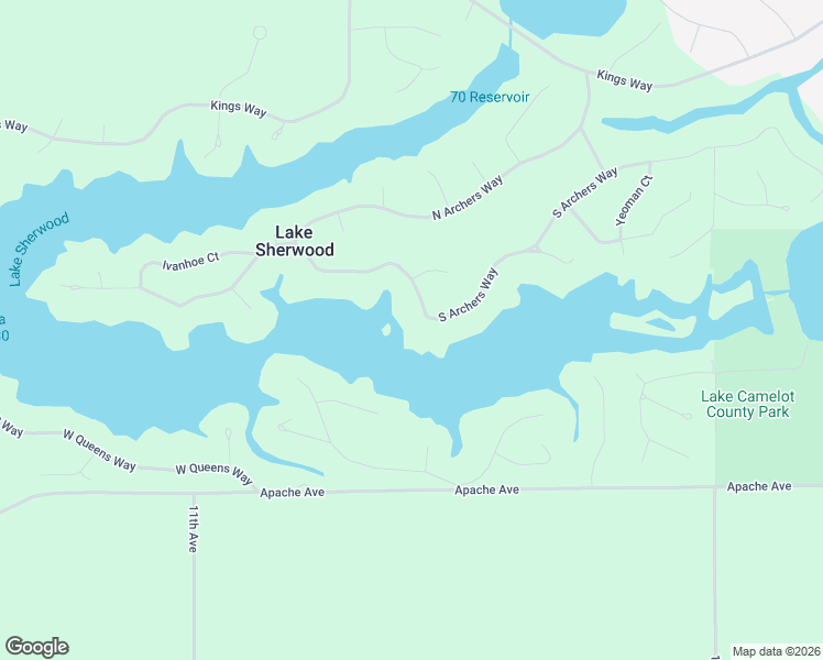 map of restaurants, bars, coffee shops, grocery stores, and more near 1069 South Archers Way in Nekoosa