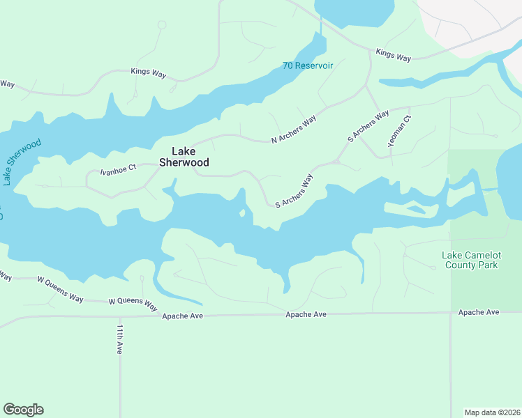 map of restaurants, bars, coffee shops, grocery stores, and more near 1069 South Archers Way in Nekoosa