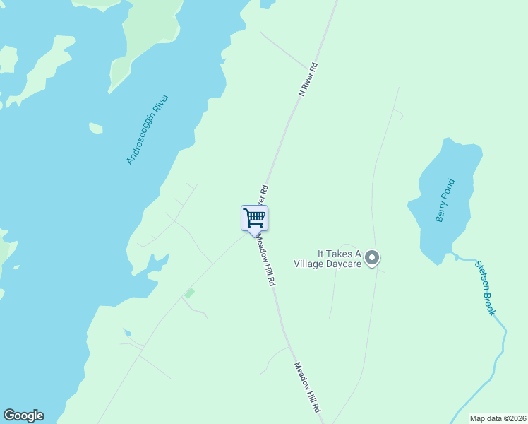 map of restaurants, bars, coffee shops, grocery stores, and more near 764 North River Road in Greene