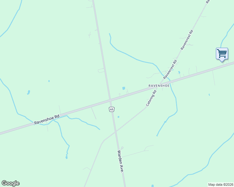 map of restaurants, bars, coffee shops, grocery stores, and more near 3132 Ravenshoe Road in Georgina