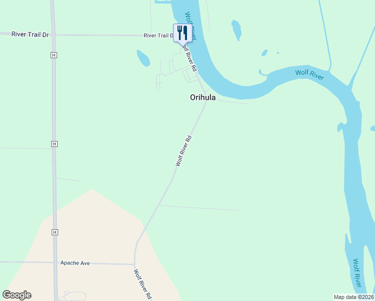 map of restaurants, bars, coffee shops, grocery stores, and more near 8723 Wolf River Road in Fremont