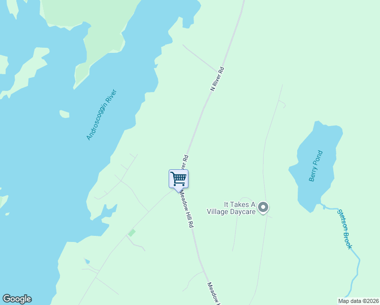 map of restaurants, bars, coffee shops, grocery stores, and more near 764 North River Road in Greene