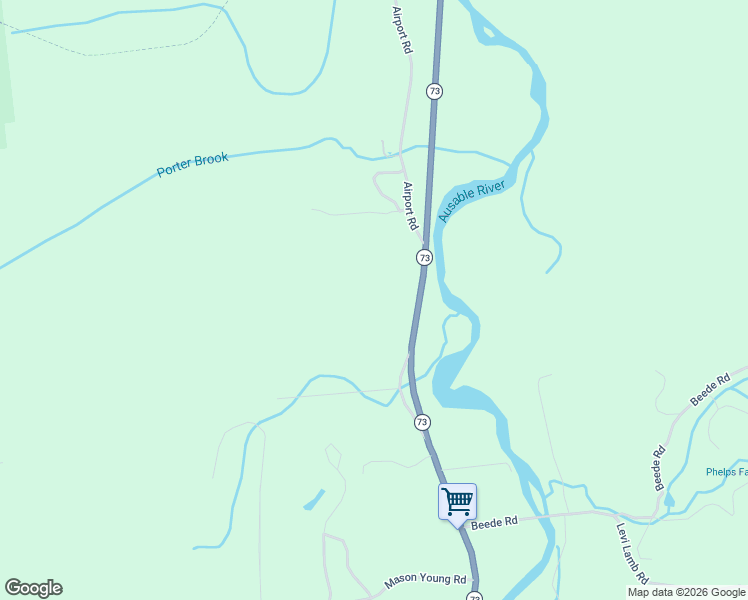 map of restaurants, bars, coffee shops, grocery stores, and more near 81 Old Sugar Way in Keene Valley