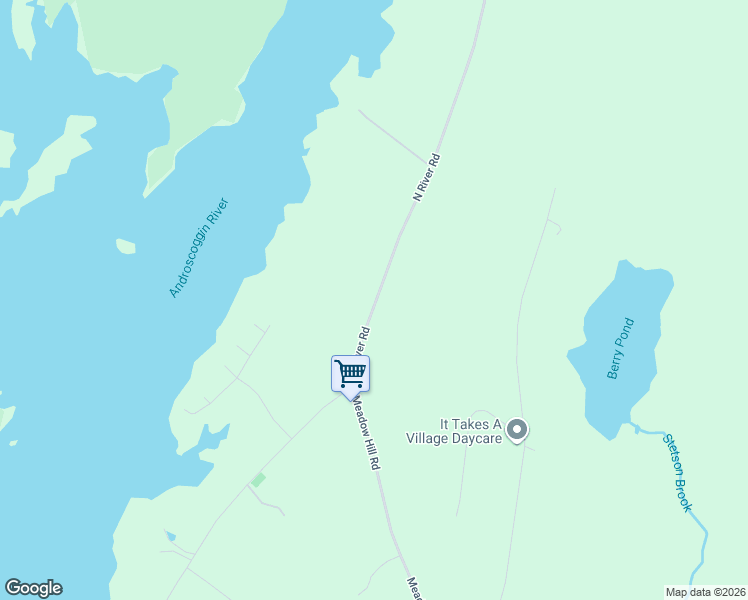 map of restaurants, bars, coffee shops, grocery stores, and more near 764 North River Road in Greene