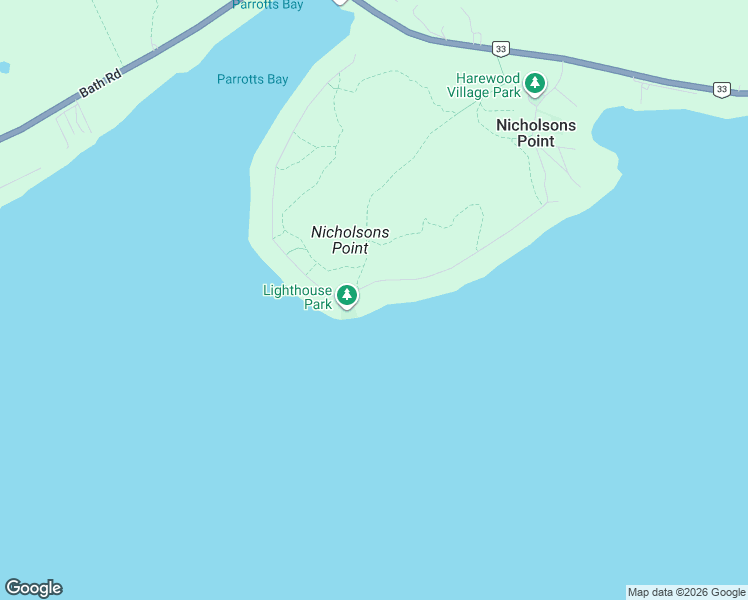 map of restaurants, bars, coffee shops, grocery stores, and more near 146 Nicholson Point Road in Bath