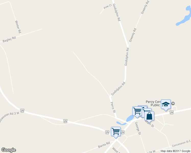 map of restaurants, bars, coffee shops, grocery stores, and more near 70 Percy Street in Northumberland County