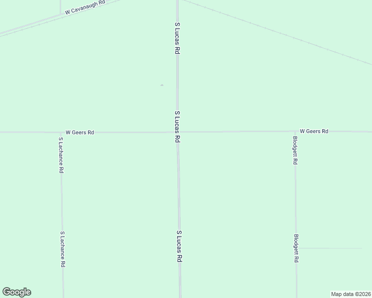 map of restaurants, bars, coffee shops, grocery stores, and more near 9175-9199 West Geers Road in McBain