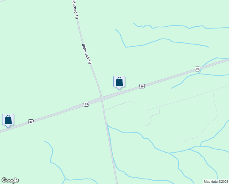 map of restaurants, bars, coffee shops, grocery stores, and more near 2862 Simcoe 89 in Innisfil