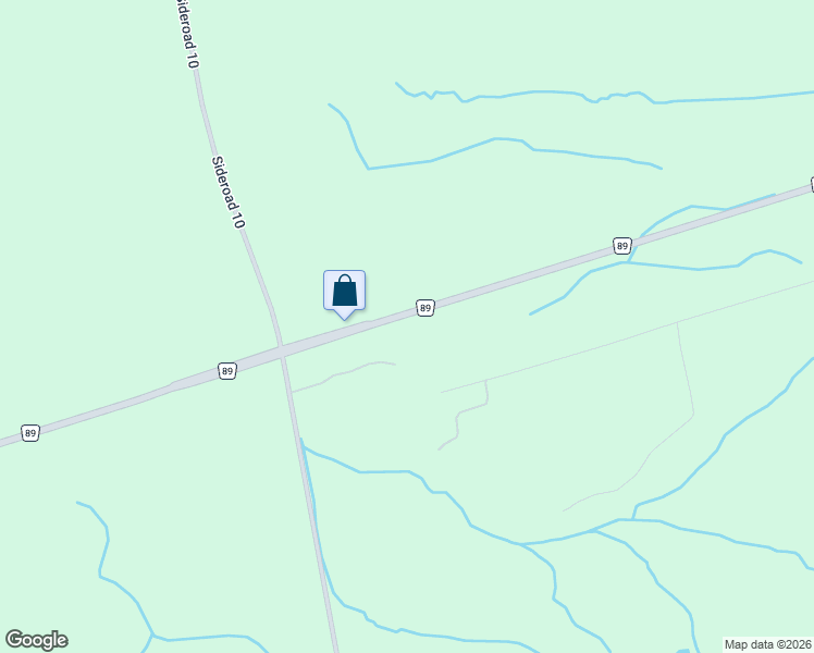 map of restaurants, bars, coffee shops, grocery stores, and more near 2821 Simcoe 89 in Innisfil