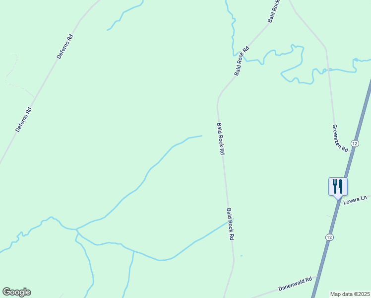 map of restaurants, bars, coffee shops, grocery stores, and more near 37385/393 Bald Rock Road in Clayton