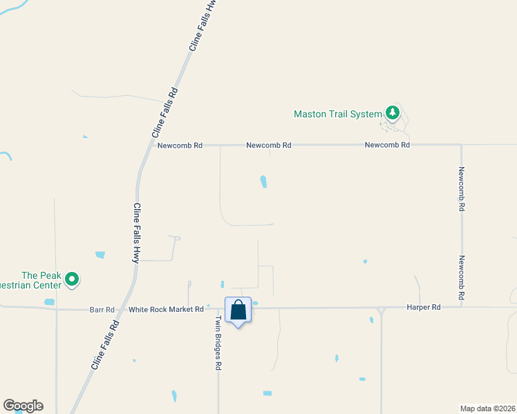 map of restaurants, bars, coffee shops, grocery stores, and more near 20205 Newcomb Road in Bend