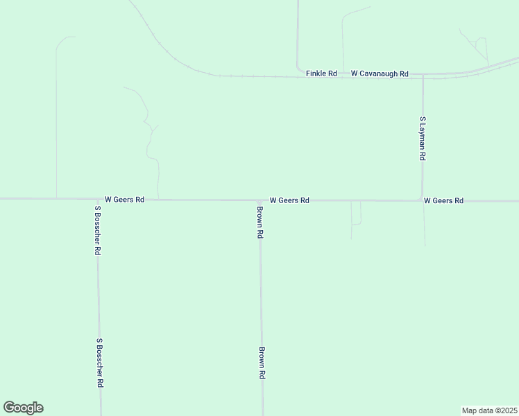 map of restaurants, bars, coffee shops, grocery stores, and more near 5050 Brown Road in McBain