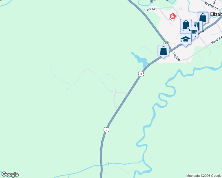 map of restaurants, bars, coffee shops, grocery stores, and more near 25 Partridge Ln in Elizabethtown