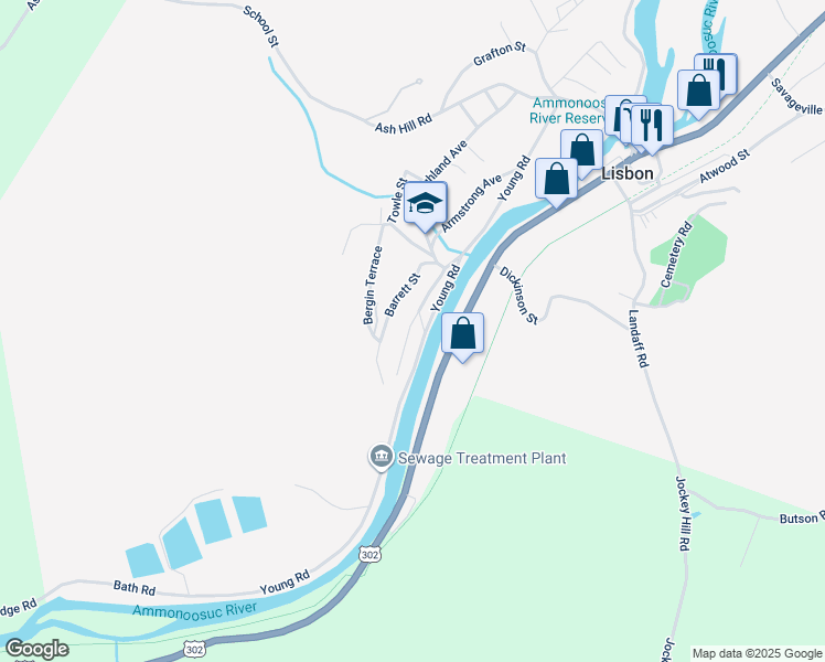 map of restaurants, bars, coffee shops, grocery stores, and more near 49 River Side Avenue in Lisbon