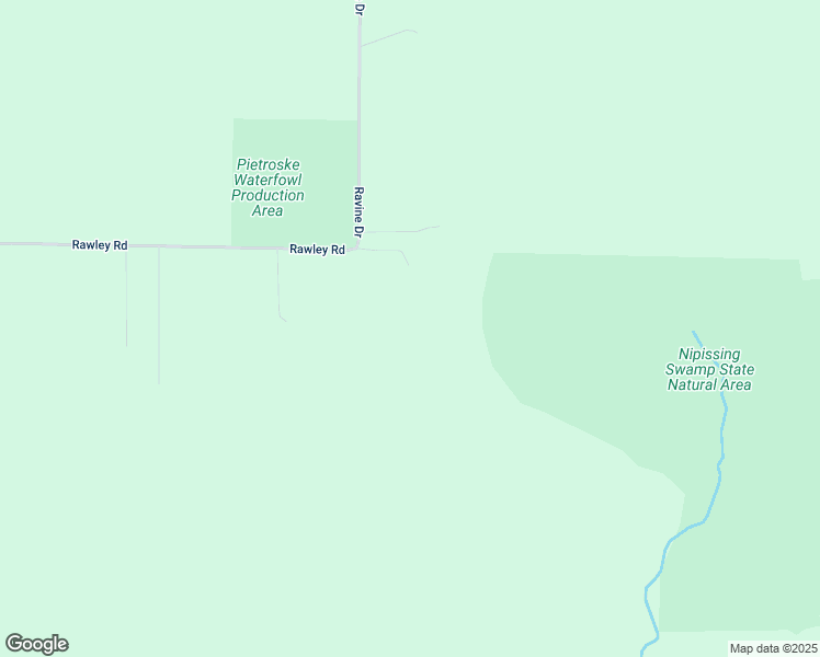 map of restaurants, bars, coffee shops, grocery stores, and more near 6949 Rawley Road in Two Rivers