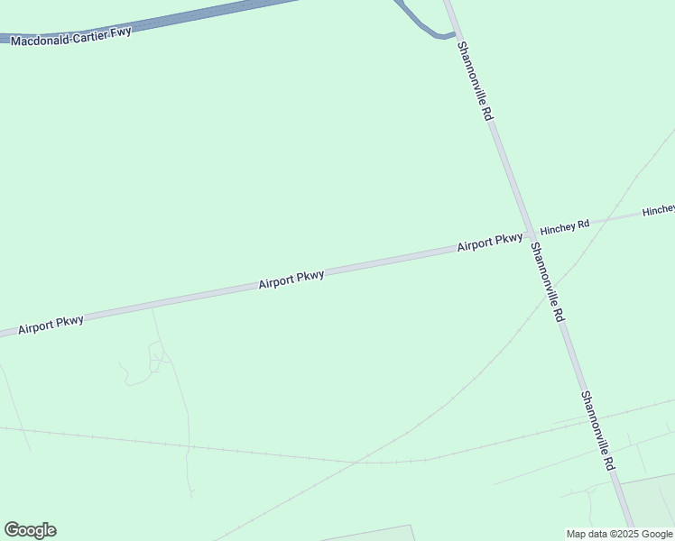 map of restaurants, bars, coffee shops, grocery stores, and more near 1521 Airport Parkway in Shannonville