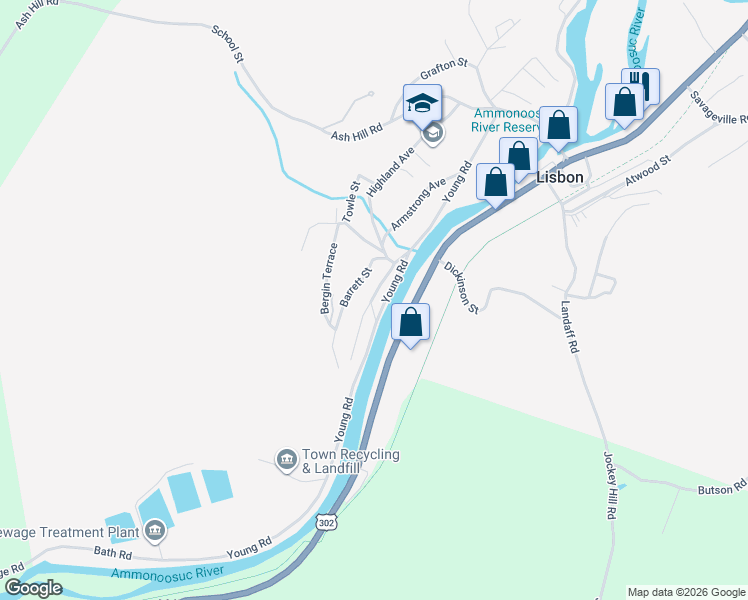 map of restaurants, bars, coffee shops, grocery stores, and more near 49 River Side Avenue in Lisbon