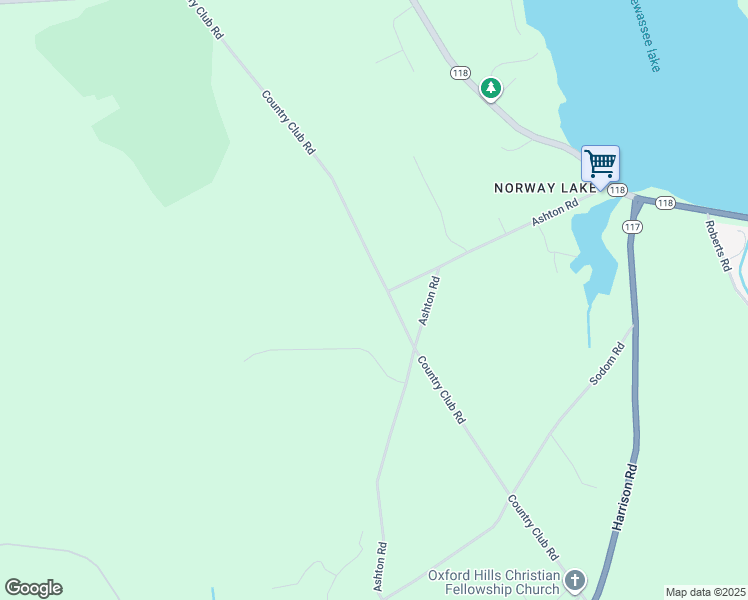 map of restaurants, bars, coffee shops, grocery stores, and more near 162 Country Club Road in Norway