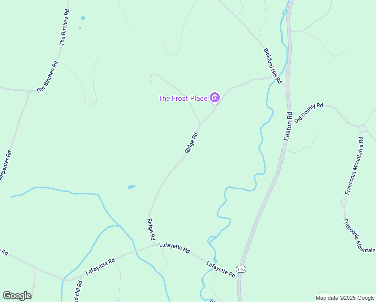 map of restaurants, bars, coffee shops, grocery stores, and more near Ridge Road in Franconia