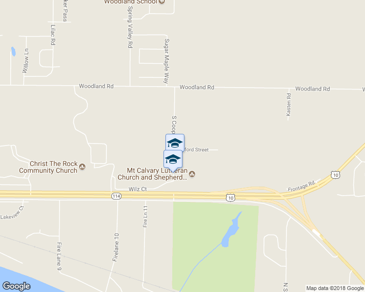 map of restaurants, bars, coffee shops, grocery stores, and more near W6086 Ryford Street in Menasha