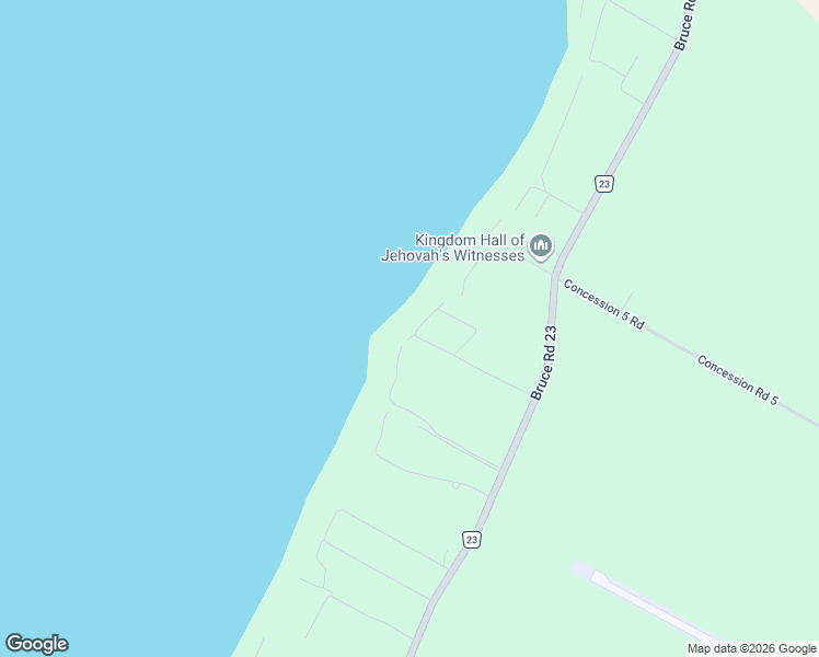 map of restaurants, bars, coffee shops, grocery stores, and more near 5 SPARK Lane in Kincardine