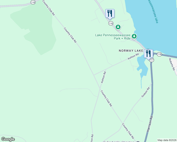 map of restaurants, bars, coffee shops, grocery stores, and more near 182 Country Club Road in Norway