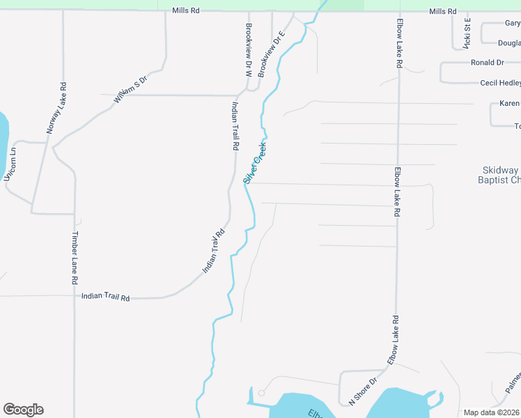 map of restaurants, bars, coffee shops, grocery stores, and more near 1800-2048 Silver Creek Drive in Prescott
