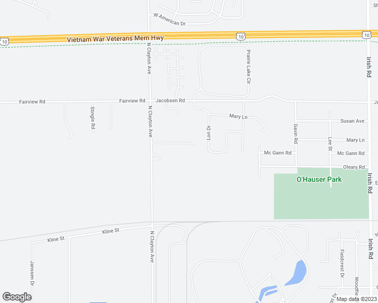 map of restaurants, bars, coffee shops, grocery stores, and more near 8828 North Clayton Avenue in Neenah