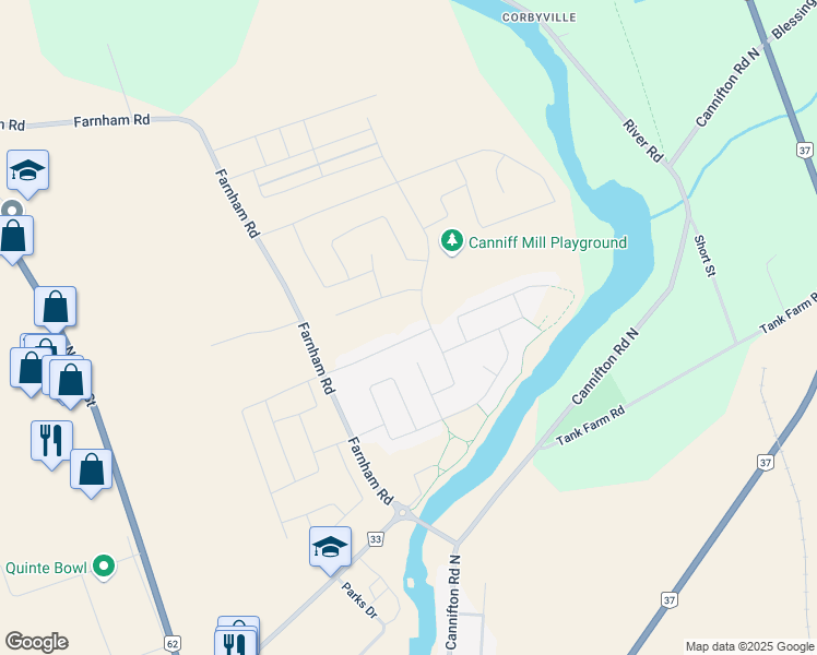 map of restaurants, bars, coffee shops, grocery stores, and more near in Belleville