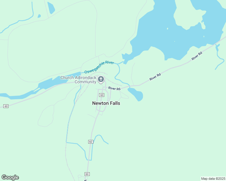 map of restaurants, bars, coffee shops, grocery stores, and more near 24 Elm Street West in Newton Falls