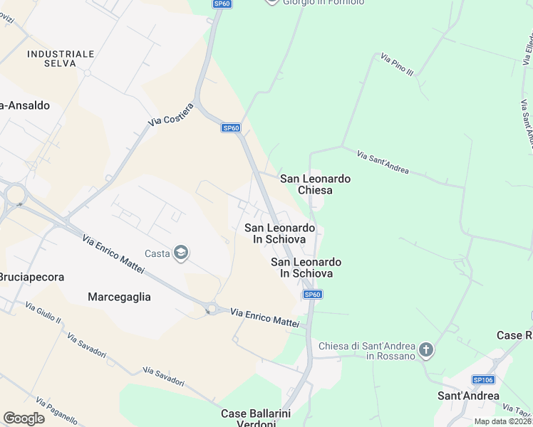 map of restaurants, bars, coffee shops, grocery stores, and more near 28 Via Casette in San Leonardo In Schiova