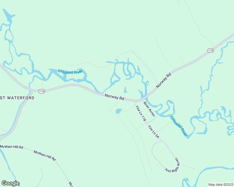 map of restaurants, bars, coffee shops, grocery stores, and more near 1202 Norway Road in Waterford