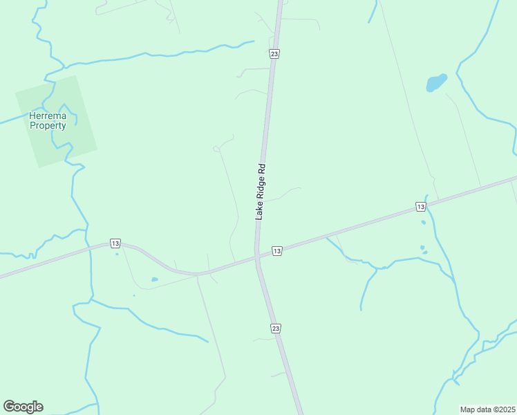map of restaurants, bars, coffee shops, grocery stores, and more near 12150S Lake Ridge Road in Brock
