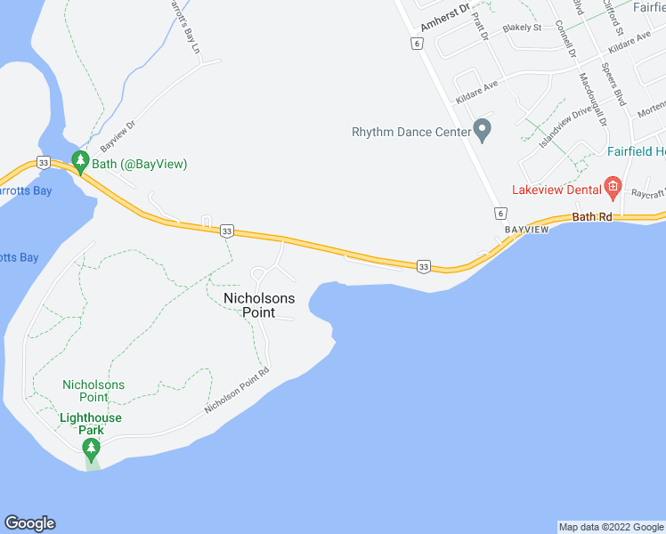 map of restaurants, bars, coffee shops, grocery stores, and more near 4750 Bath Road in Bath