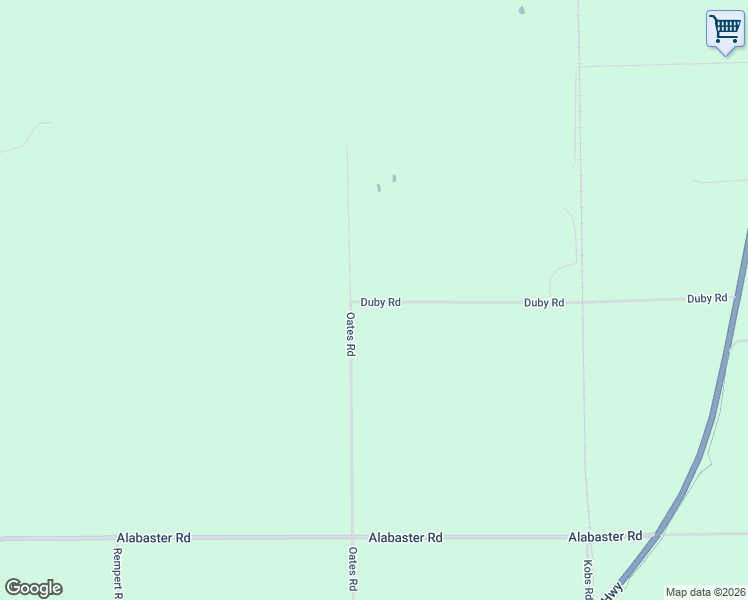 map of restaurants, bars, coffee shops, grocery stores, and more near 852 Duby Road in Tawas City