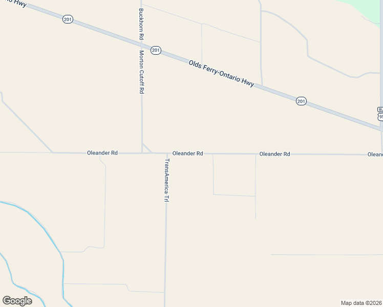 map of restaurants, bars, coffee shops, grocery stores, and more near Oleander Road in Malheur County