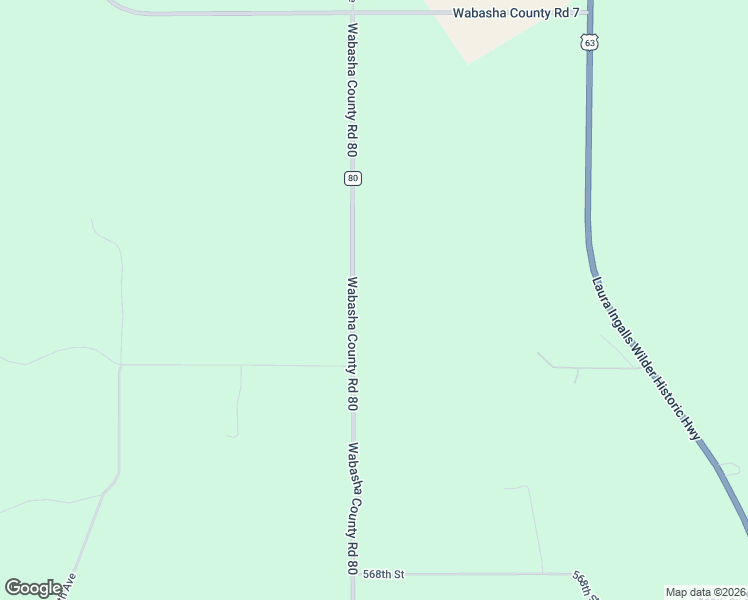 map of restaurants, bars, coffee shops, grocery stores, and more near 57398 Wabasha County Road 80 in Zumbro Falls