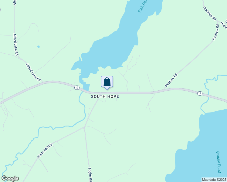 map of restaurants, bars, coffee shops, grocery stores, and more near 151 Maine 17 in Hope